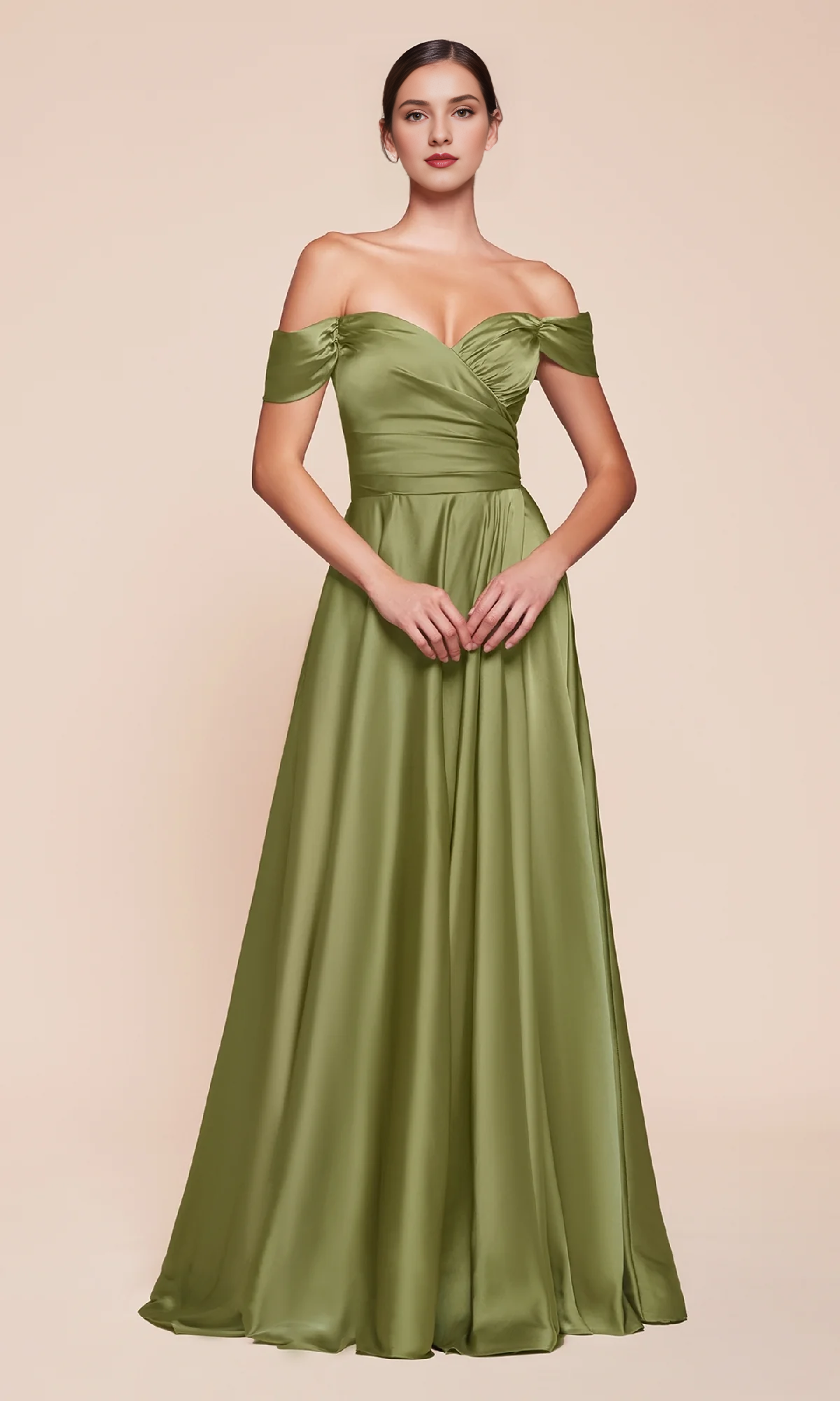 OKBBN Off Shoulder Mermaid Knitted Formal Ball Dress main image 0