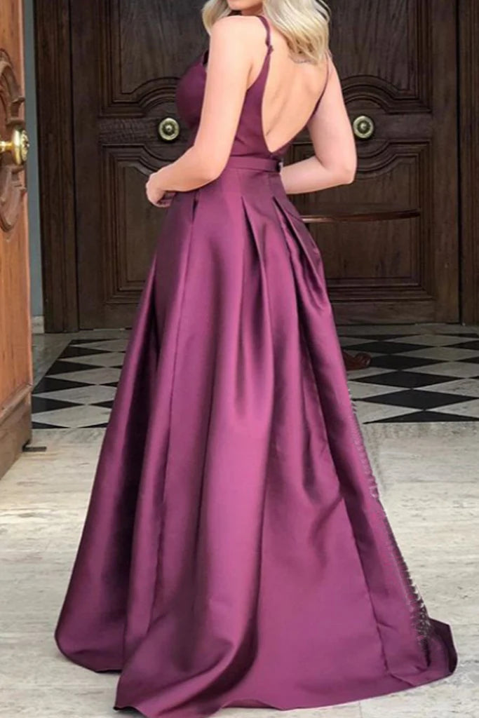 OKBBN Back Strap Long Ball Dress main image 1