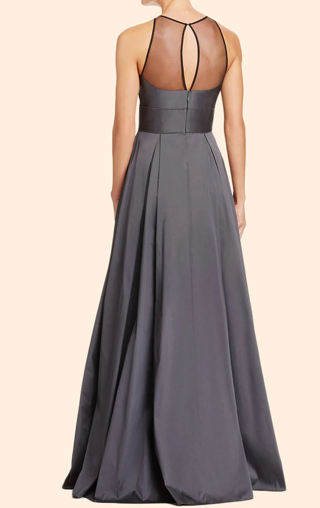 OKBBN Cute Ball Dress Sweetheart Chiffon Layered Long Ball Dress